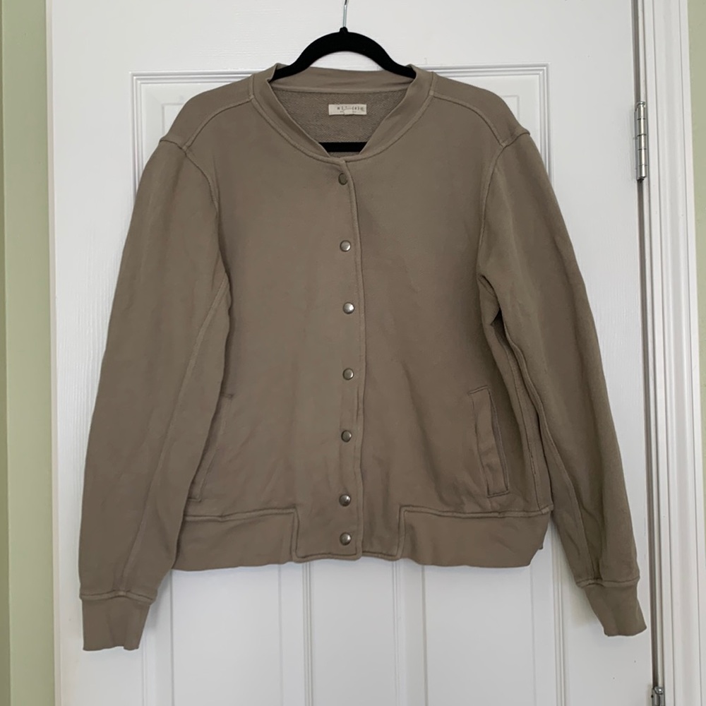 Madewell Miles Bomber Sweatshirt